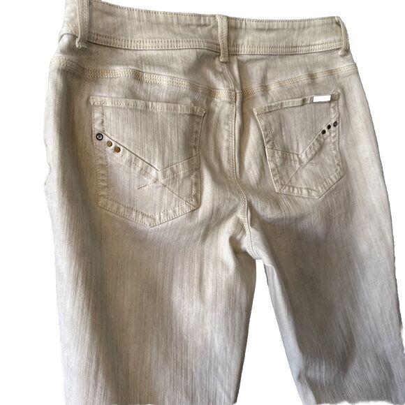 Chico’s Women’s Pants So slimming Strech Cream Casual Pant Size 0.5 - Picture 7 of 16